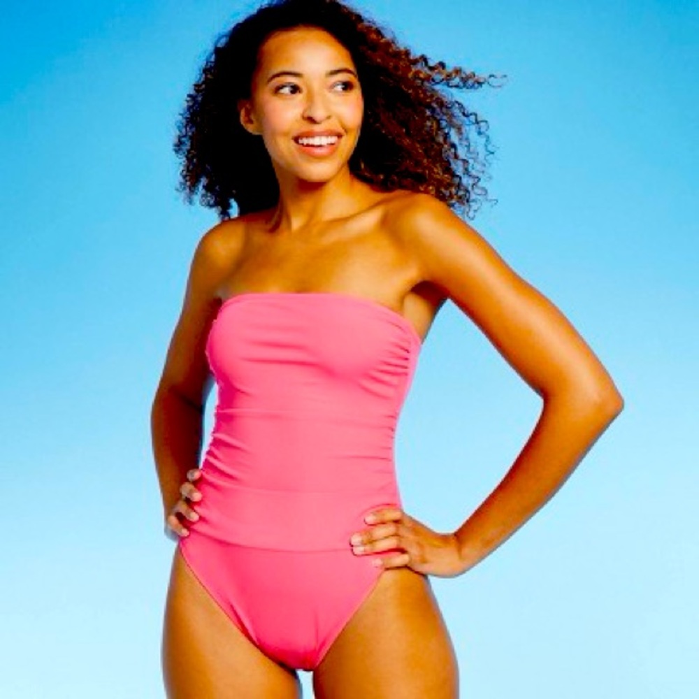 Shade & Shore Pink One Piece Swimsuit